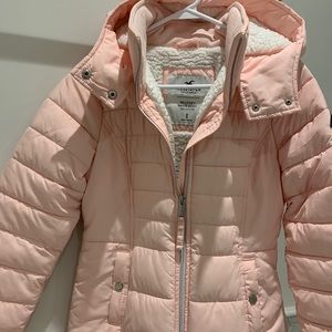 Hollister Sherpa Lined Puffer Coat